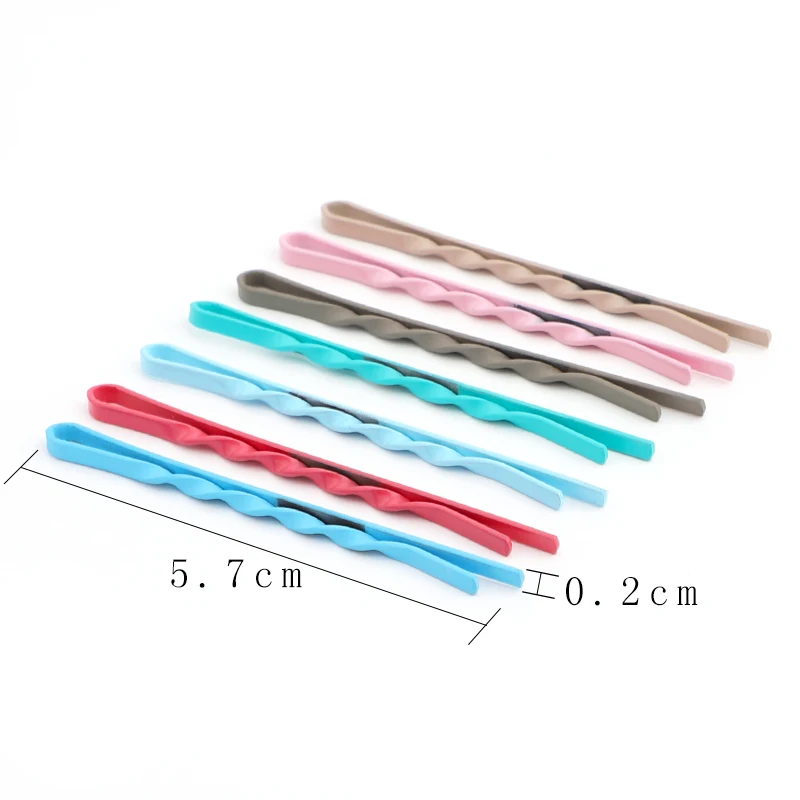 Wholesale Fashion Twist hair pin barrettes Classic gold  hair clips metal Bobby pins for women Hair Accessories gold clip