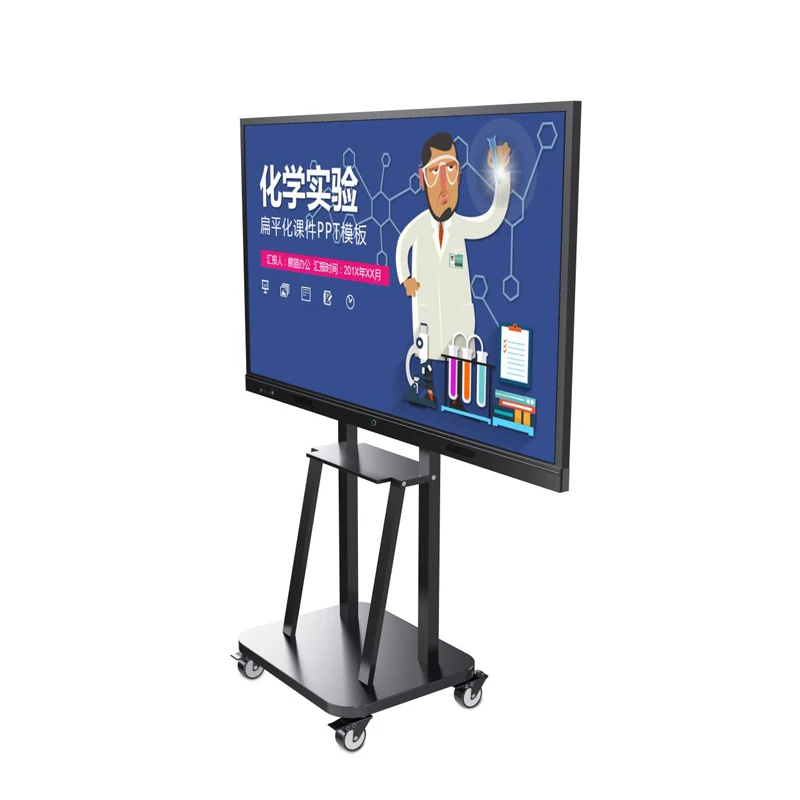 Hot Selling Digital Whiteboard 4K Display 65 75 86 inch Interactive Flat Panel Multi Touch Screen Smart Board