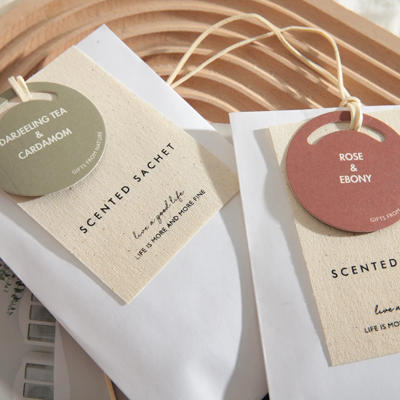 Long-Lasting Scented Car Air Freshener Custom Sachets Bag Wardrobe Deodorizer Hanging Sachets