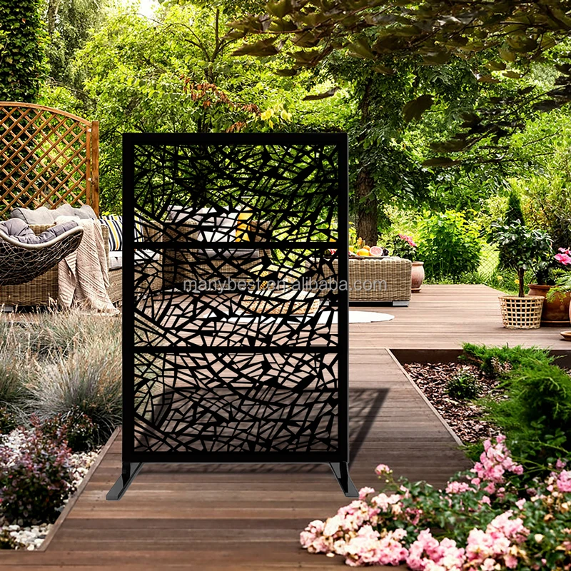 exterior interior use privacy carving aluminium privacy metal screen