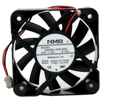 NMB 2006ML-05W-B50  24V DC  0.12A  50x50x15mm 5015 5cm 8CFM Case CPU Power Supply Inverter Small Axial Cooling Fan