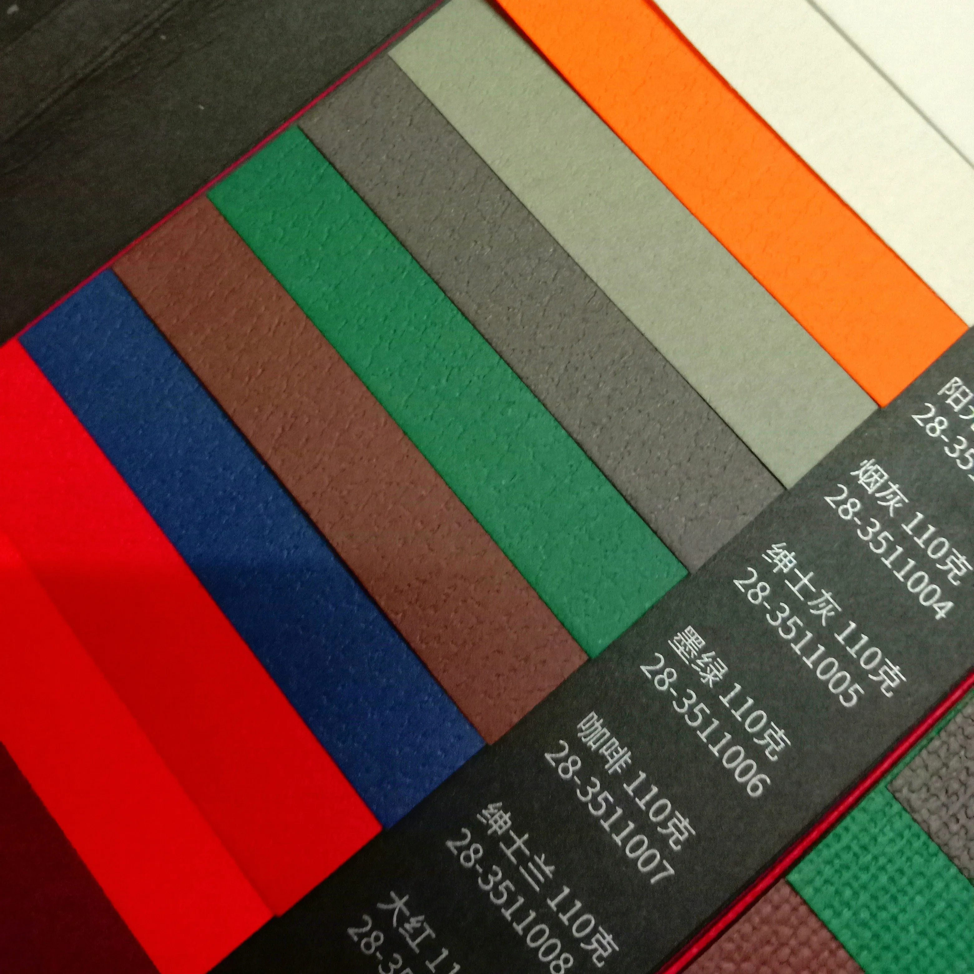 Cheap Factory Price textured scrapbook packaging linen texture cardstock black sheet nice pattern embossed paper