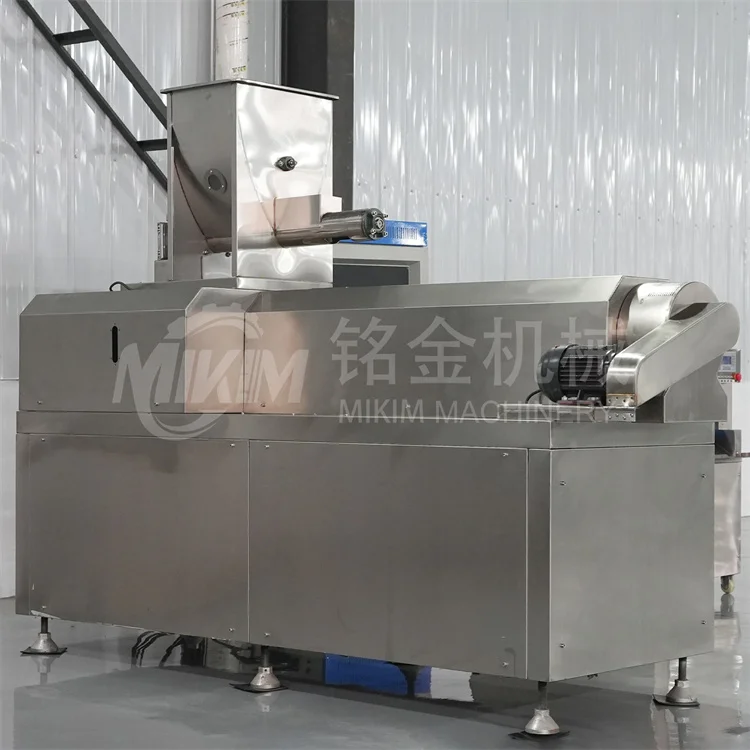 snack food extruder puffed snack machinery puffed food machine rice based puffed snacks processing machine