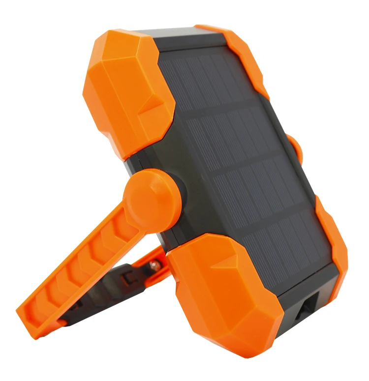 Portable Solar Waterproof Magnetic Base Foldable  USB Rechargeable Adjustable Outdoor Solar Led Inspection Mini Camping Lamp