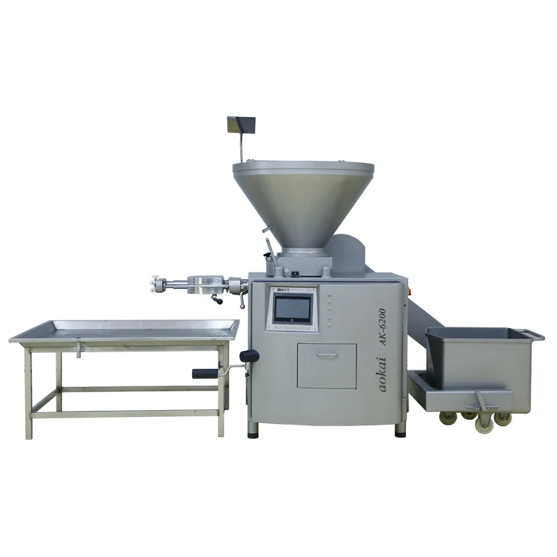 Automatic Stainless Steel vacuum sausage making machine industrial automatic sausage filler