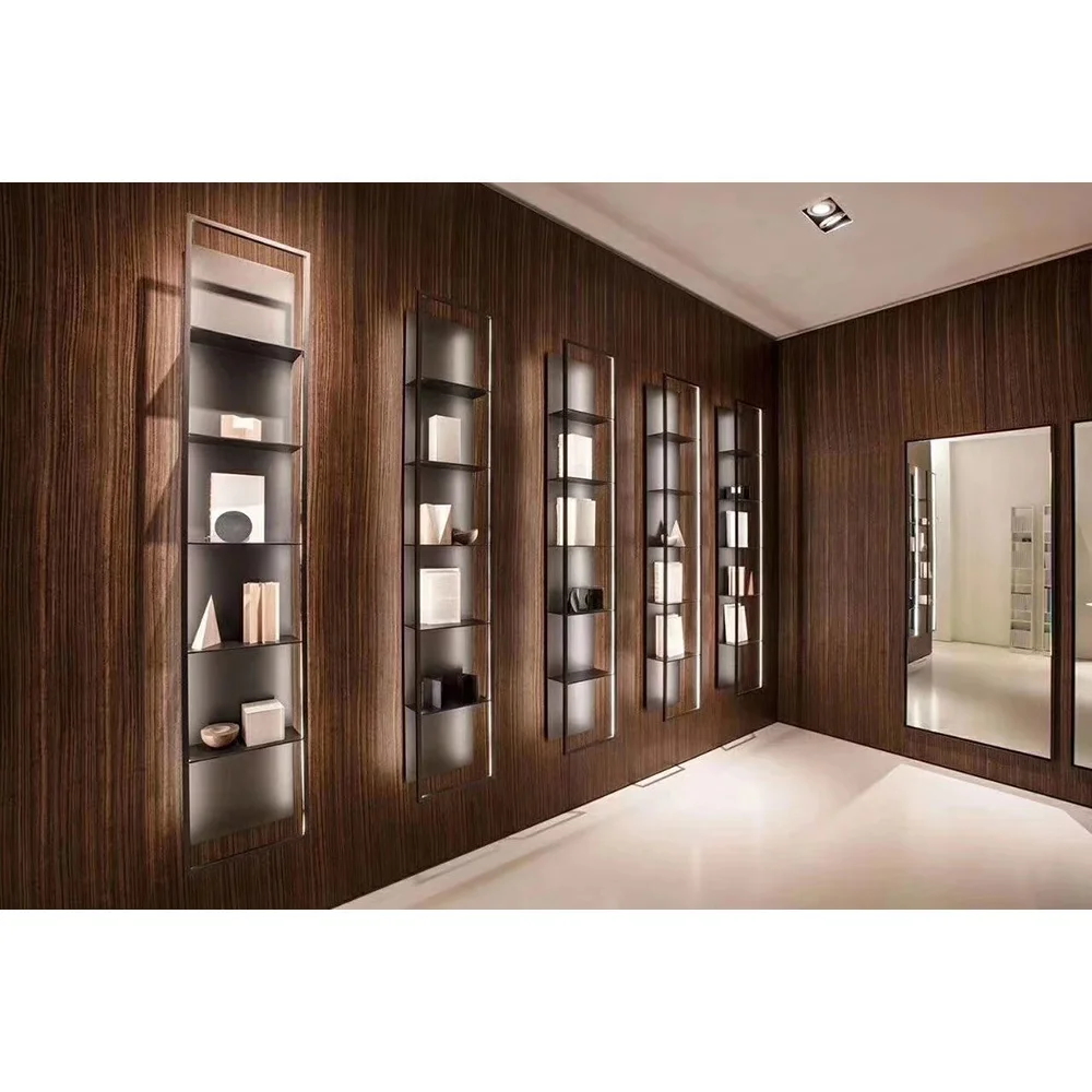 Домашний интерьер мебель для гостиной украшение алюминиевая настенная угловая полка настенное крепление Вертикальная