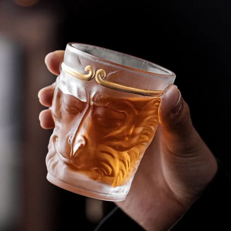 Monkey King Tea Delicate Glass Water Cup Great Sage Master goku wukong shot glasses for whiskey