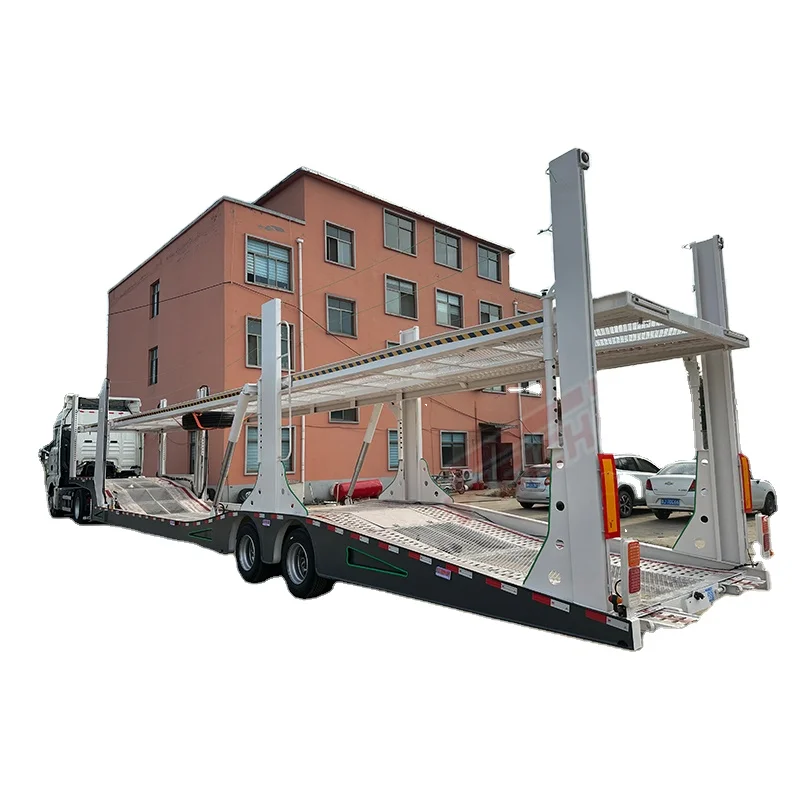China factory low price of 2 axle 17M car carrier trailers, car auto & transportation semi trailer