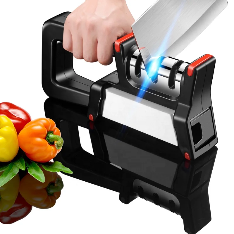 High Quality Stainless Steel Sharpening Stone Wholesale Blades 3 Or 4 Stage Scissor Knife Sharpener