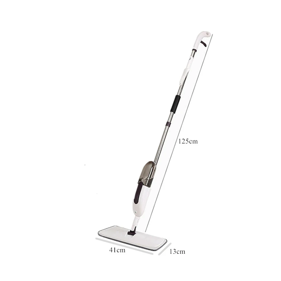 Guaranteed Quality Proper Price High Quality Spray Mop Floor Cleaning With Rectangle Microfiber Head