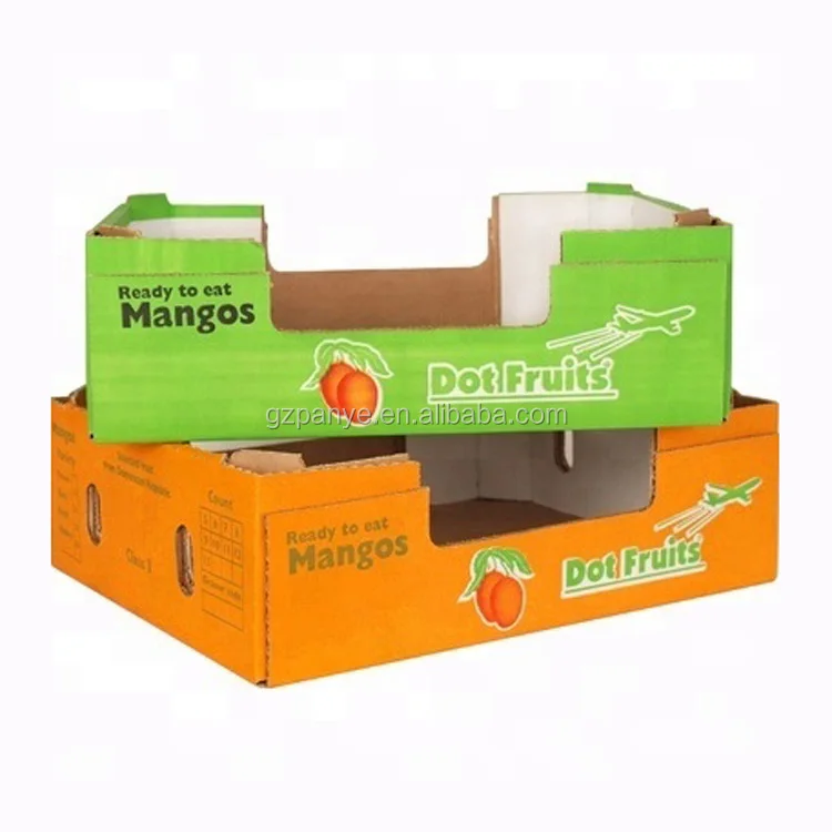
Wholesale corrugated Paper Cardboard Carton Banana Packing Storage Box Design Sizes Packaging 