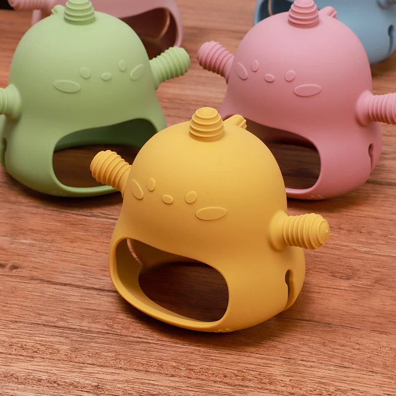 Never Drop textured Silicone Baby Teething Toy Animal Chew Teether For 3Months 6Months