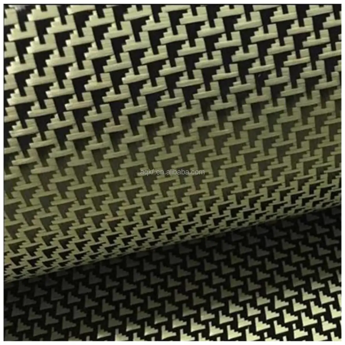 3K280G carbon aramid fiber blended woven fabric aircraft jacquard pattern parts modified DIY surface decoration fabric
