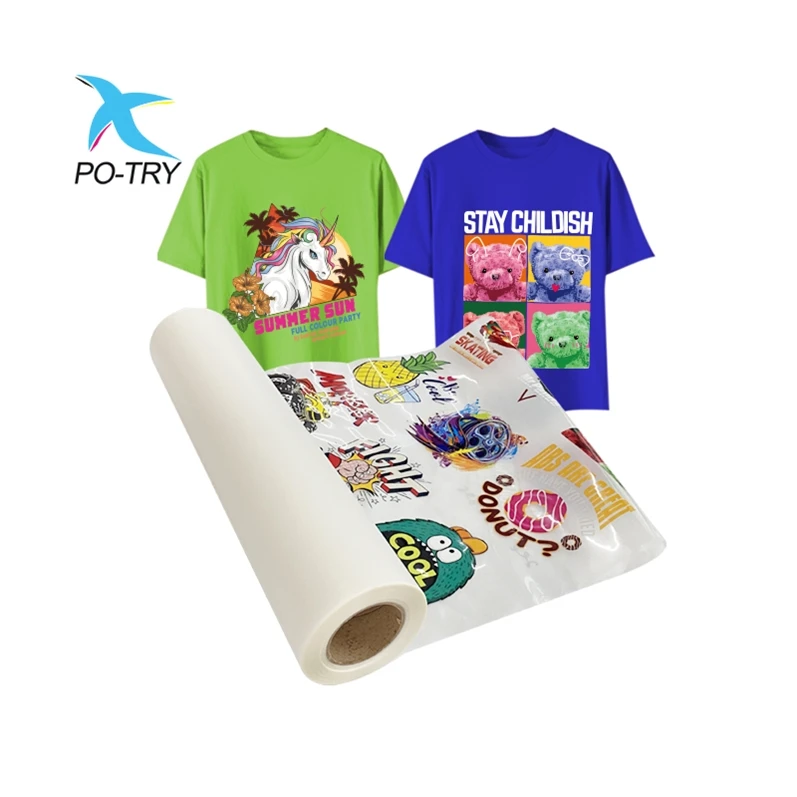 Special Offer Transparent Best Buy Dtf Pet Film On Stock Water Soluble 60cm*100m Digital Inkjet Printing Dtf Pet Film Roll