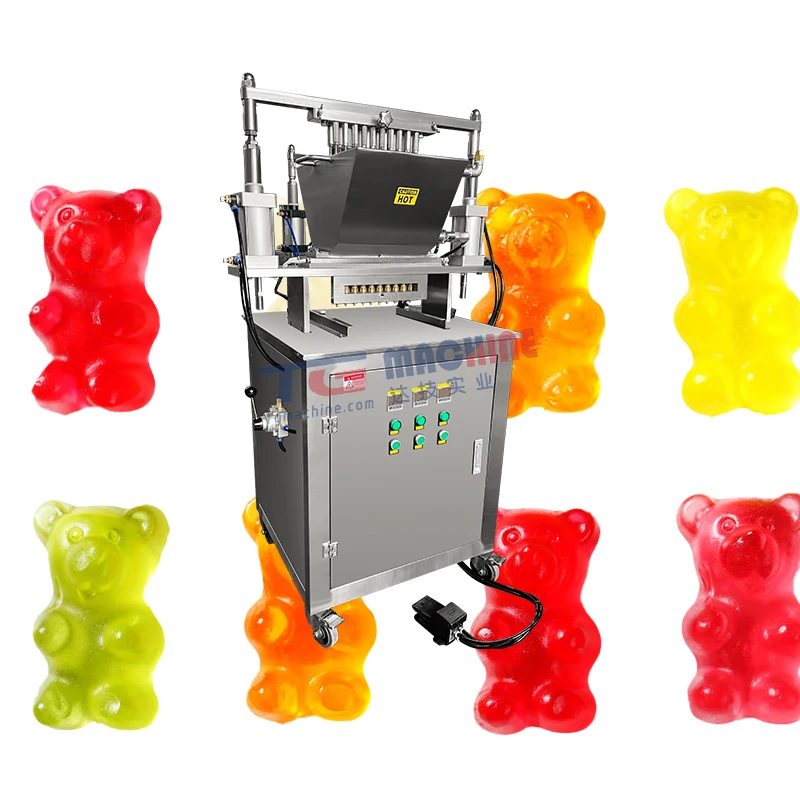 Semi-automatic commercial gummy equipment maker gummy equipment set gummy equipment