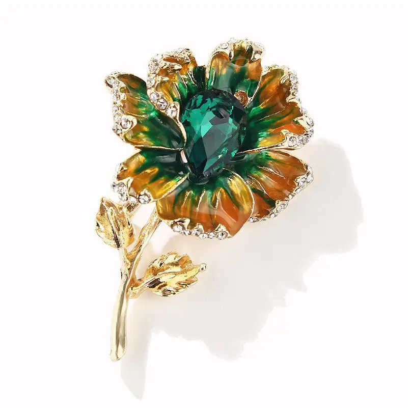 Brooches Women Saree Designer Crown Lapel Fashion Jewelry Scarf Safety Stainless Steel Silver Crystal Wholesale Planets Brooches