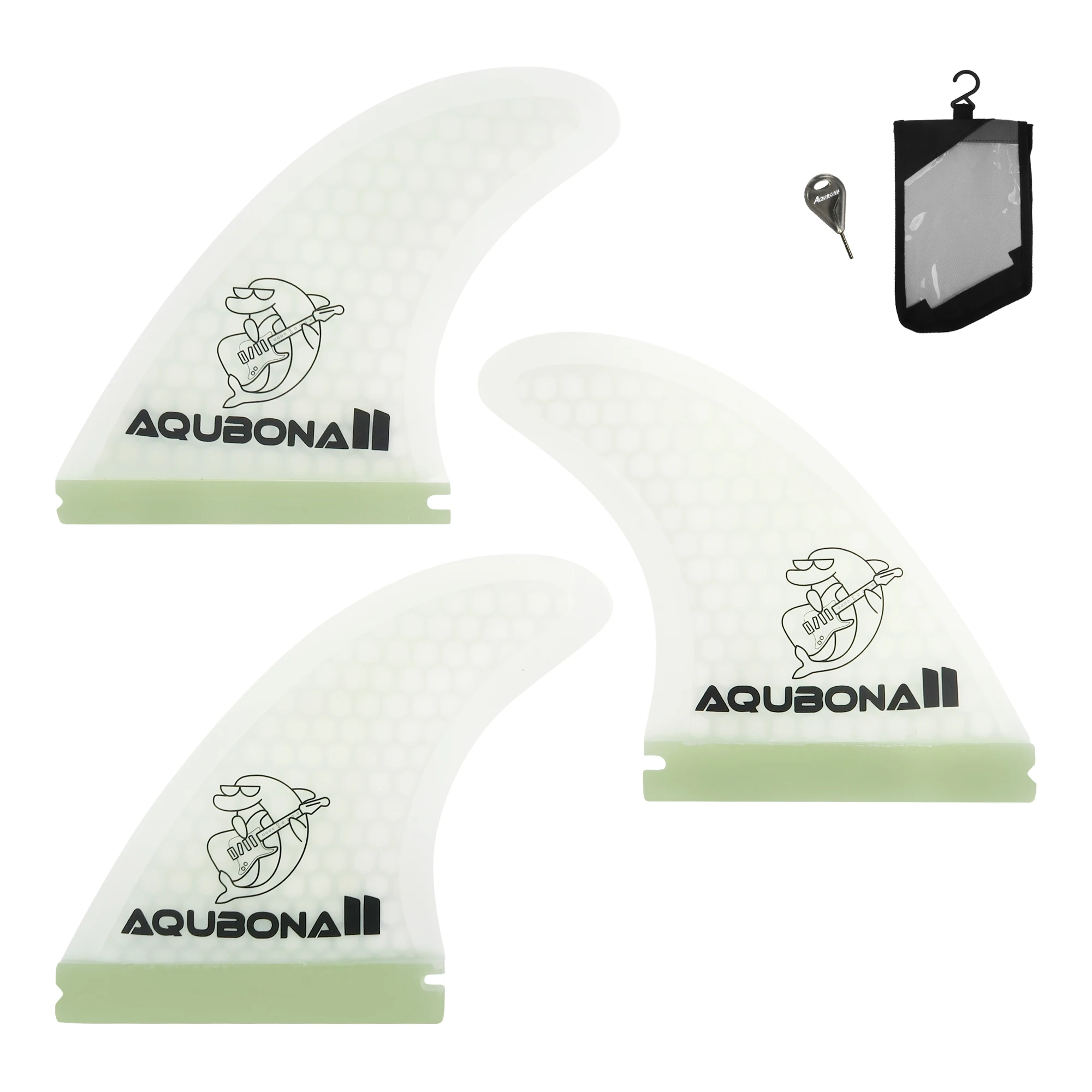 High Quality Surfboard  Fins -Fiberglass Fins -Thruster (3 Fins) G5  for Surfing