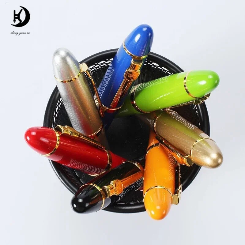 Jinhao 159 новый индивидуальный логотип роскошные инструменты для письма большой металлический ролик шариковая ручка