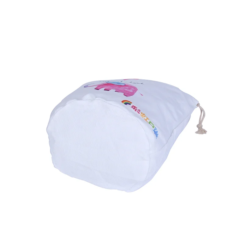 Оптовая продажа, модный дизайн, подарочные хлопковые муслиновые Сумки на шнурке с ручкой