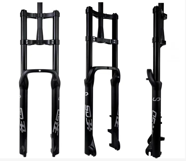 UDING Manufacturer Bicycle Parts Front Fork Air Suspension Fork SD34 20 24 26 inch with double crown for MTB