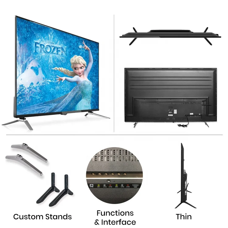 Со сверхвысоким разрешением Ultra HD LED-телевизор 42 дюймов 4K для приставки Android Smart Tv дюйма