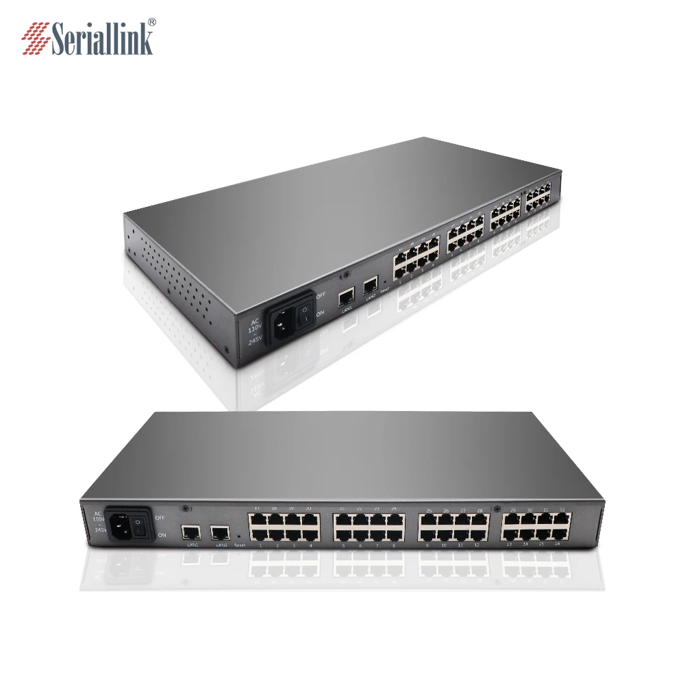 32 Port Serial-to-Ethernet Device Server,   RS232 and RS485 to Ethernet converters 32 Port   Ethernet Splitter