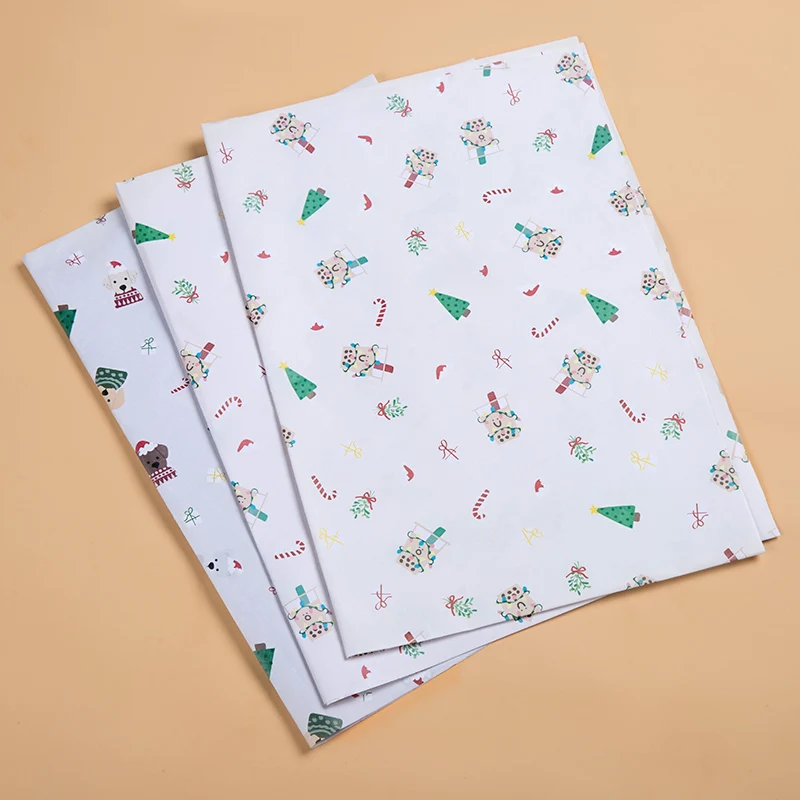 Waterproof Pink Packaging Tissue Paper/Custom Printed Logo Gift Tissue Paper/Silk Wrapping Papers for Christmas Gift