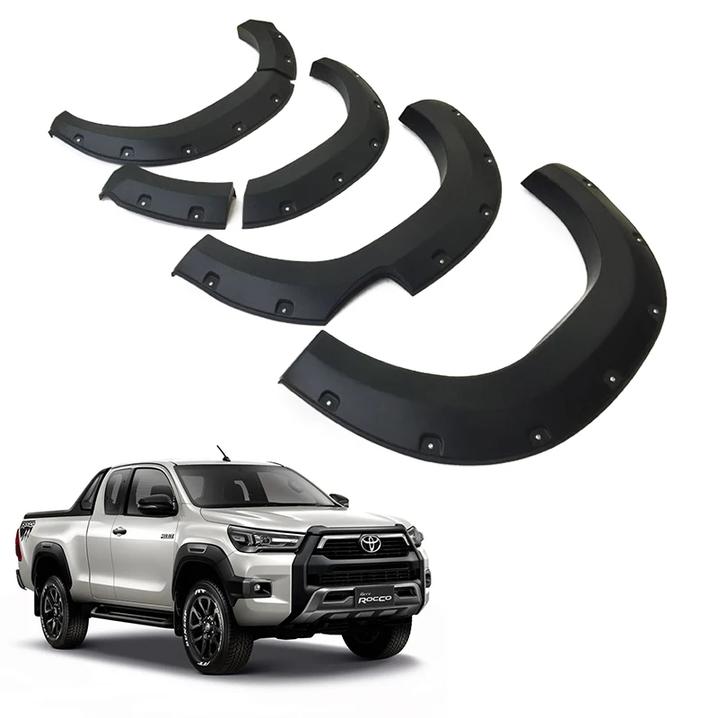 Car Other Exterior Accessories Body Part Flare Wheel Arch Wheel Eyebrows For Toyota Hilux