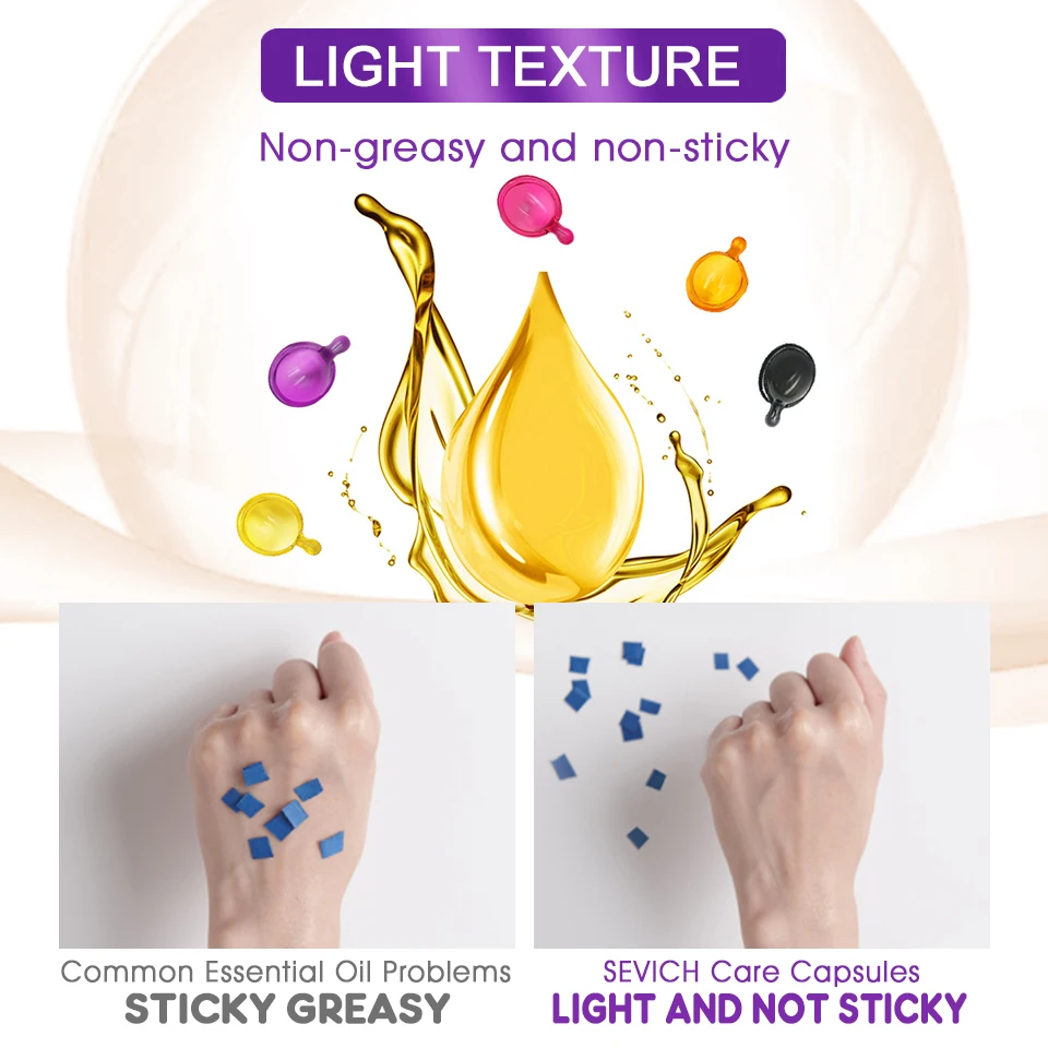 OEM Best vitamins E for hair regrowth Private label hair serum capsule Moisturizing Hair Care