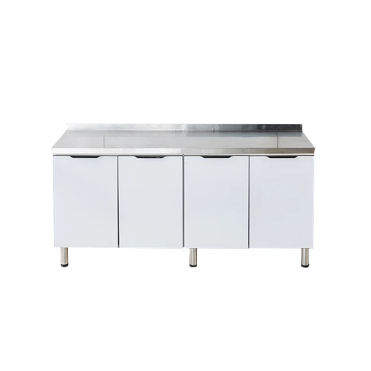 
Kitchen Furniture Ultra Thin Aluminum Frame Glass Door Modern European Glossy Kitchen Cabinets 