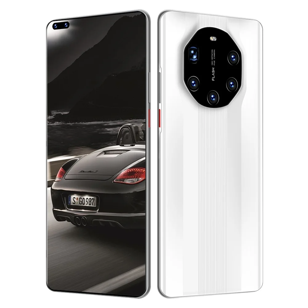 
2021 new arrival Mate40 RS water drop cheapest smart mobile phone android mobilephone Unlocked Smartphone 