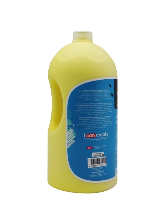 
Mont Marte Studio School Acrylic 2L Pump- Lemon Yellow 