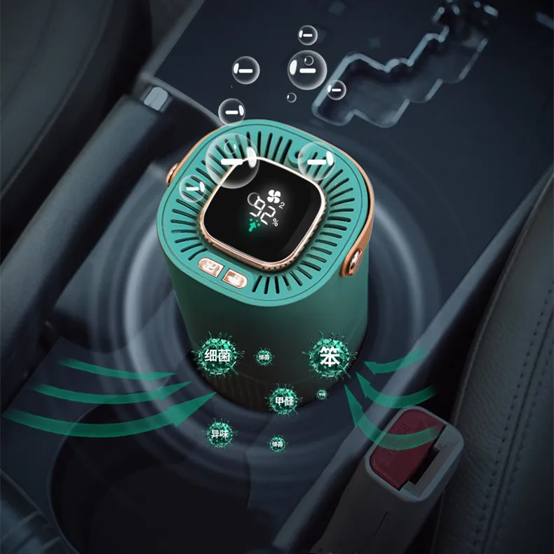 Hot Selling Car H13 Air Purifier Negative ion generator 5V USB Mini Dust Smoke Clean Portable Anion Car Air Purifier