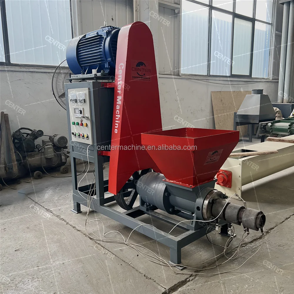 Top High Quality Easy To Install And To Maintain Rice Husk Sawdust Briquette Machine