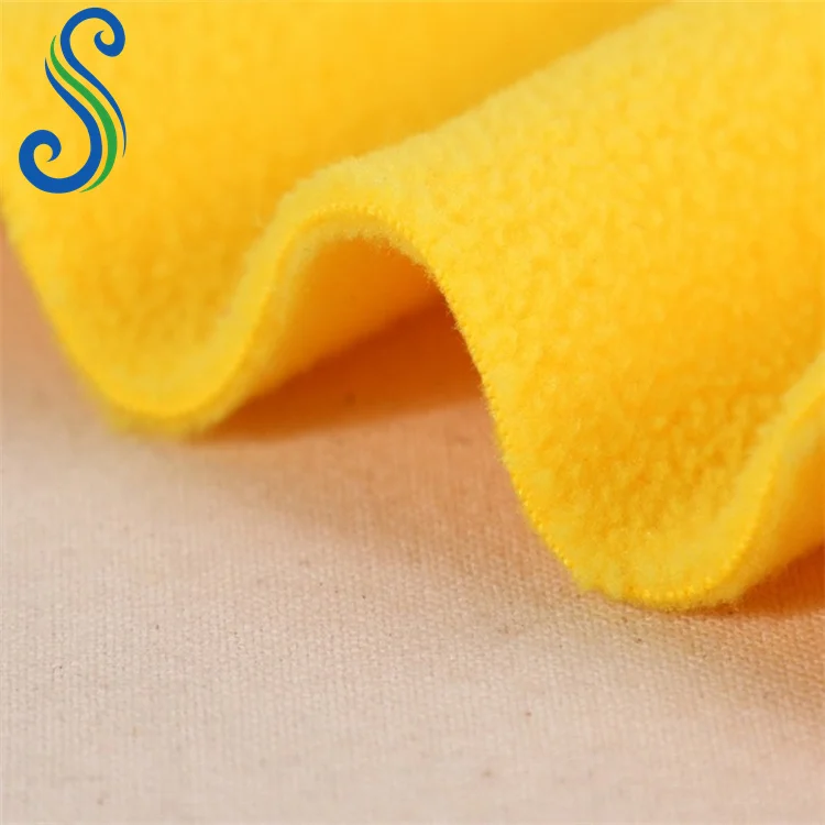 Factory Supplier Anti Pill 100%Polyester Double Faced Micro Polar Fleece Fabrics for Garment Toys