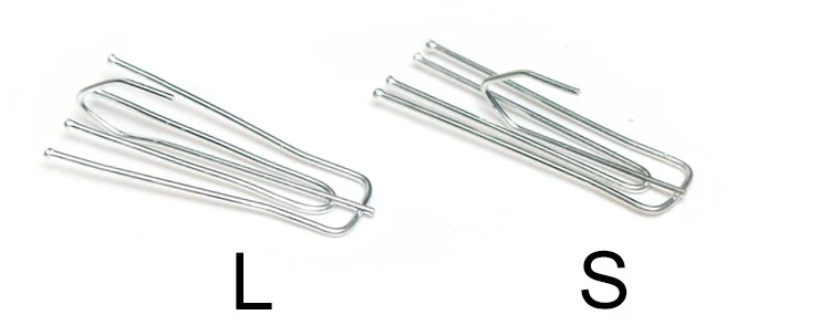 High quality American hook fasteners curtain hook American curtain tape Iron hooks for curtains