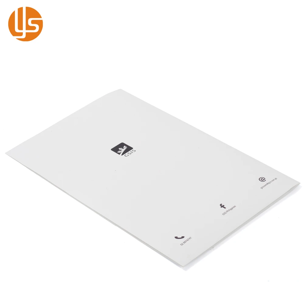 Недорогая бумажная папка для документов формата А4 с индивидуальным логотипом