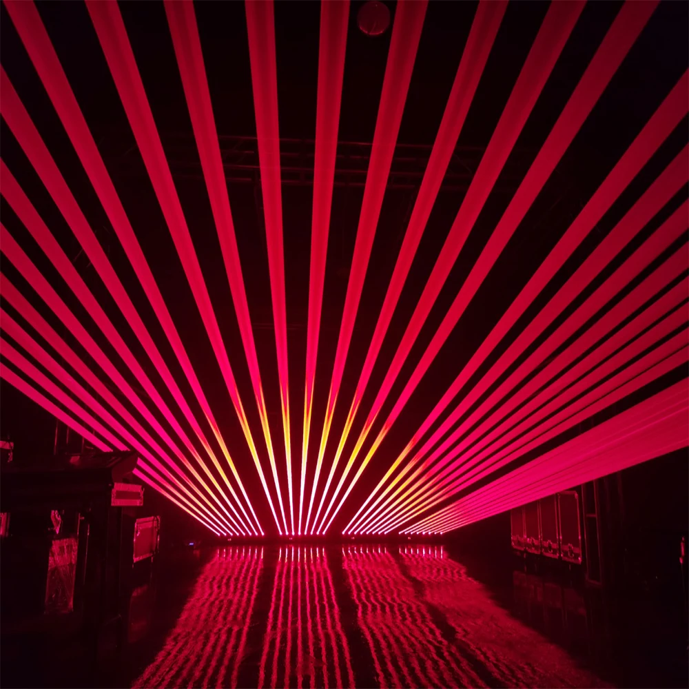 HAT 2024 Hot selling 8 Eyes laser single RED color 550mw*8pcs laser Skynet beam 8 Heads laser light bar club night performance