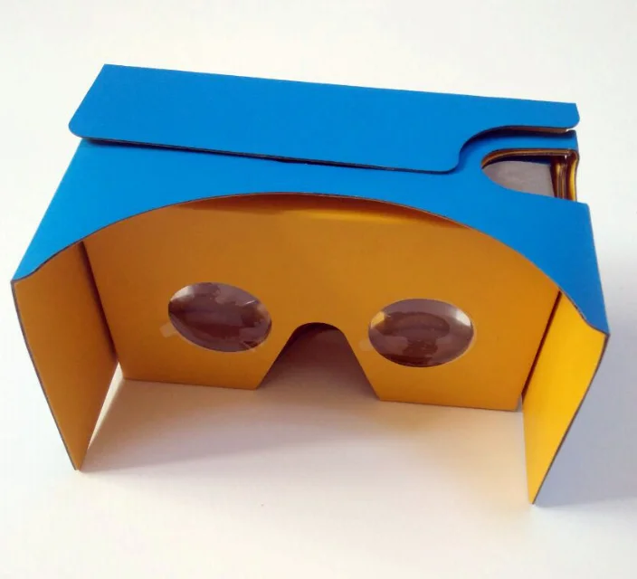 Newly Flat Design Vr Cardboard  3d Glasses Headset,Delicate Cardboard Vr 3d Glasses