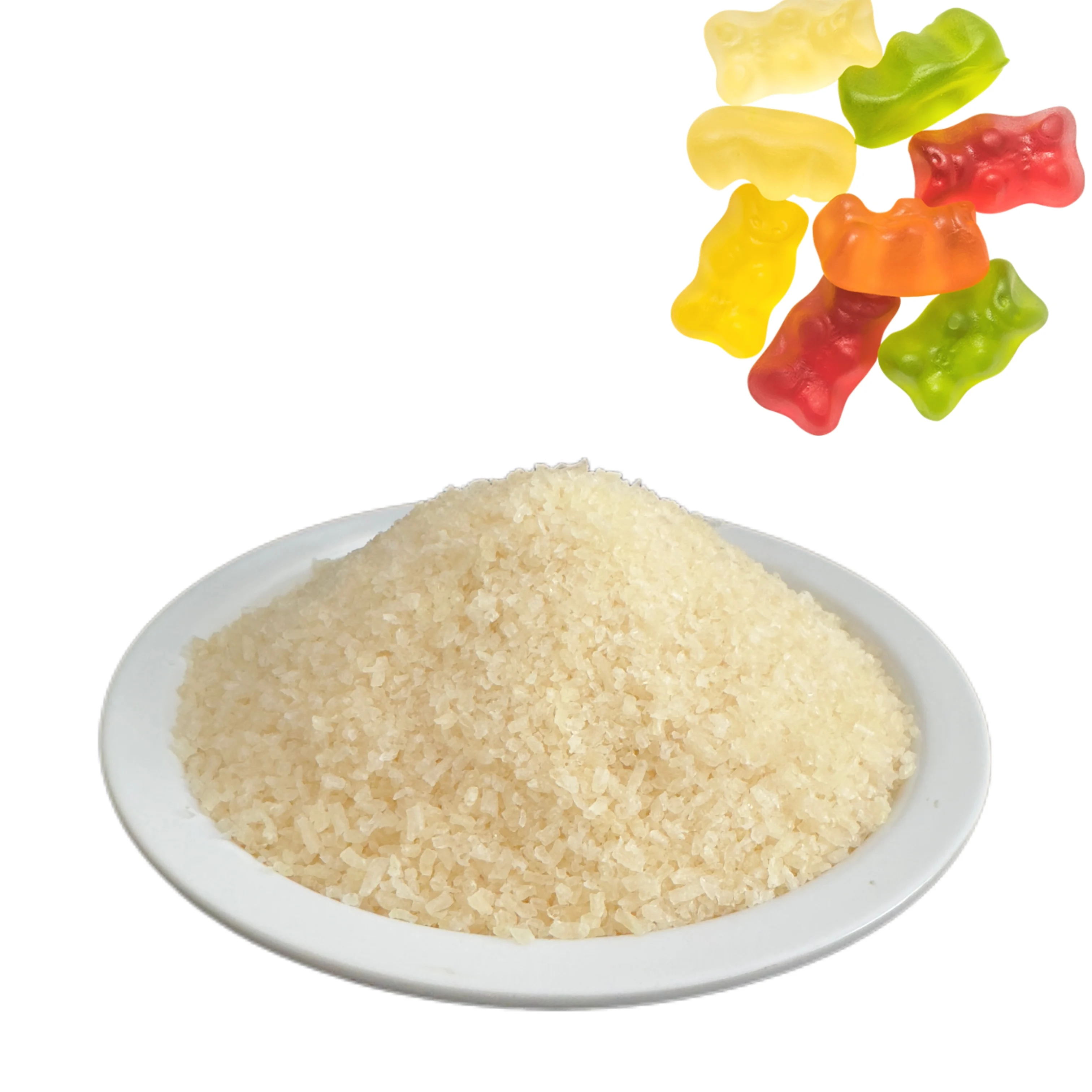 edible gelatin from china 250 Bloom bovine bone food grade gelatine For Gummy Candy