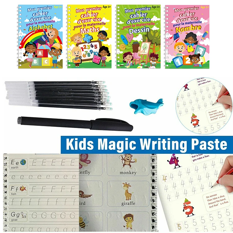 Foshan Eletree Enfant Apprentissage French Groovd Handwriting And Drawing Books For Children