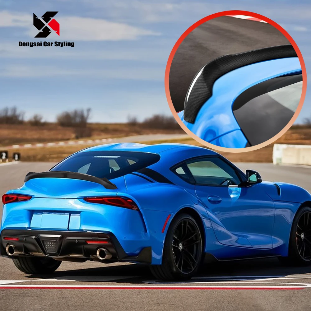  Хороший дизайн V-образный спойлер из углеродного волокна для Toyota Supra