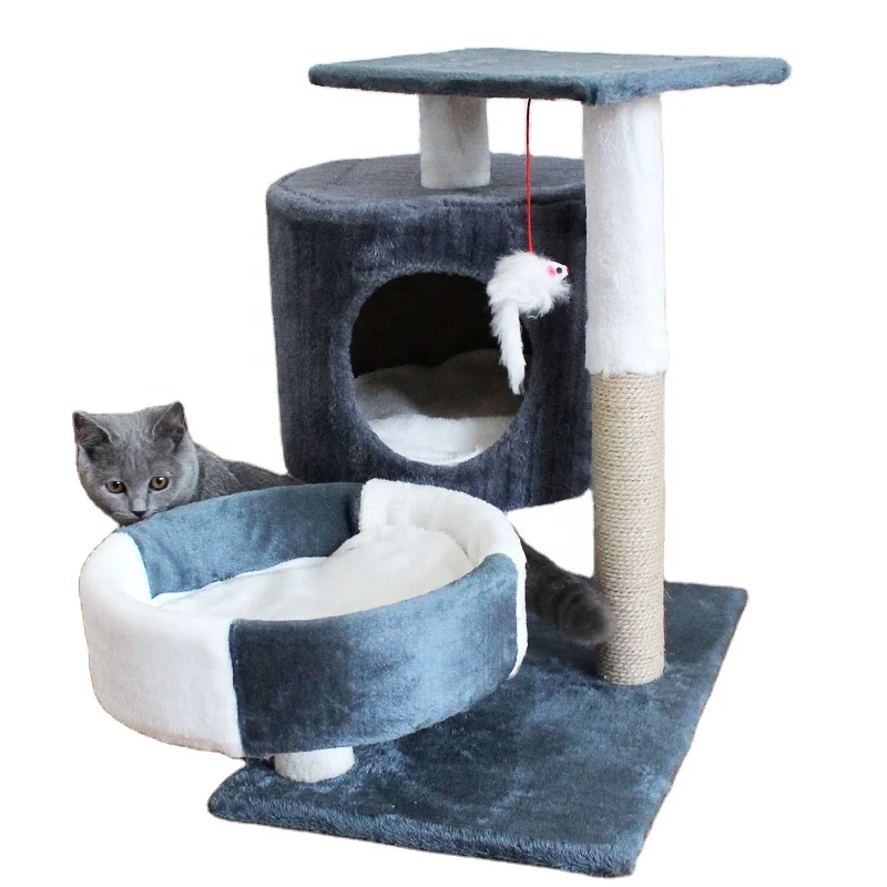 
The high quality cat climbing frame Cat Scratching Tree house tower 