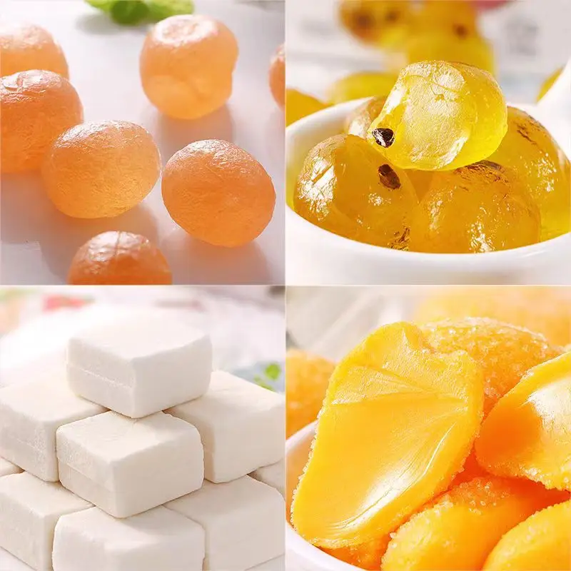 Wholesale custom Mango flavored soft candy juice content over 30% children like daily snacks sweet gummy candy