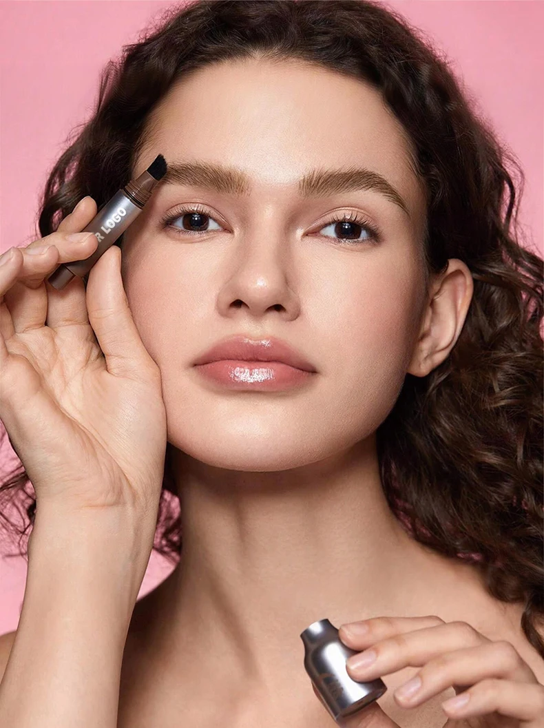 High Quality Waterproof Browfection Dip and brush eyebrow tint long lasting tinted eyebrow gel