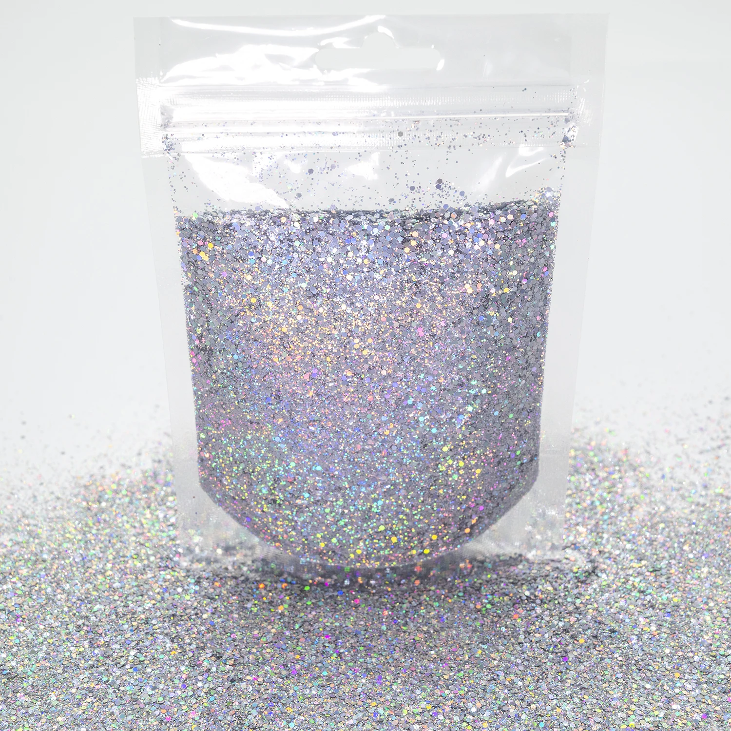wholesale glitter manufacturer hot selling resin DIY craft holographic laser glitter shaped