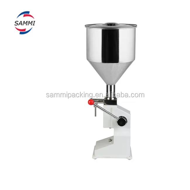 Desktop Manual Small Bottle Filling Machine Cosmetic Skin Cream Liquid Filler 5 ml to 50 ml