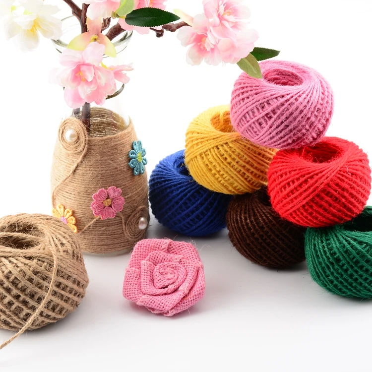 Top Quality Natural 1-60mm Best Quality Factory Bulk Jute Sisal Natural Braided Twist Rope DIY Decoration