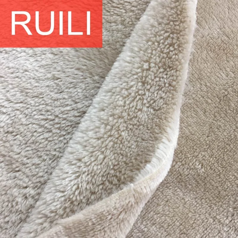 Супермягкая трикотажная фланелевая флисовая ткань из полиэстера