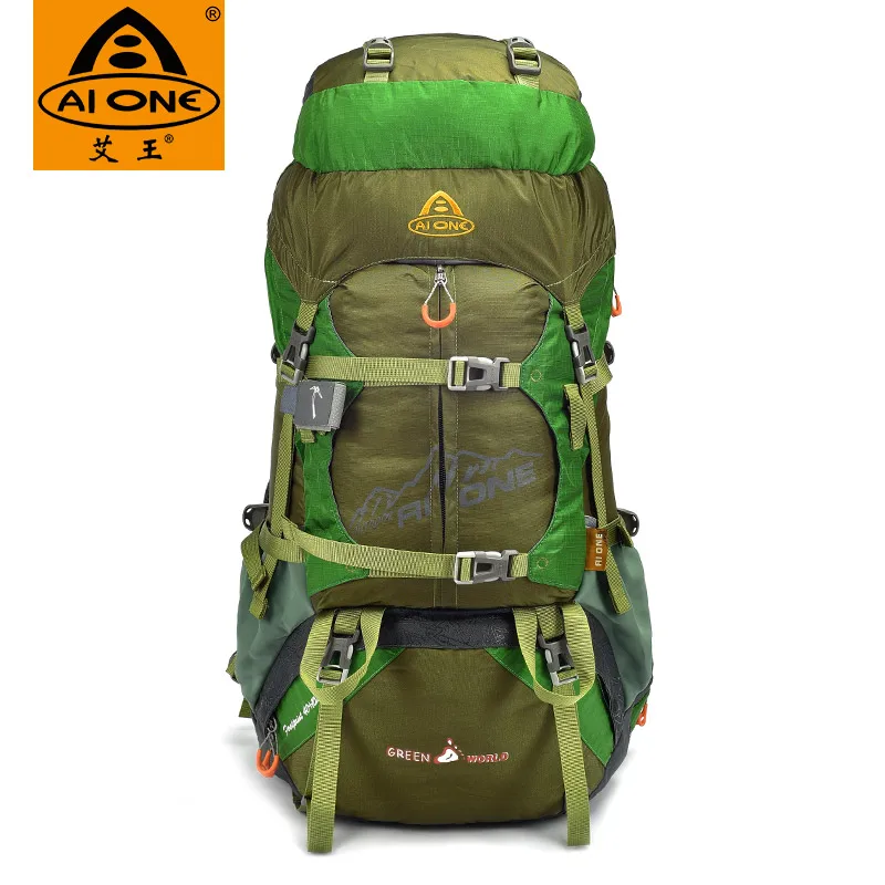 Custom  Trekking Camping Bag  50 L Waterproof Durable Outdoor Climbing bag Hiking Backpack